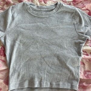 Hollister Light Blue Baby Tee